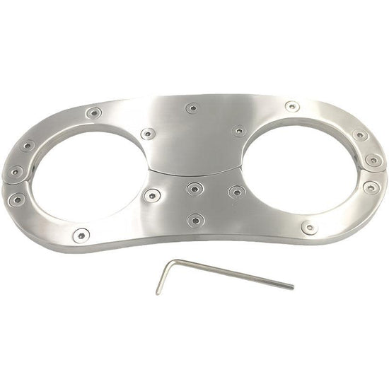 THORN GARDEN™ about 600g Stainless steel classical handcuffs with free shipping