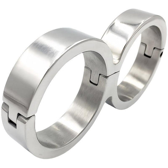 THORN GARDEN™ about 0.5kg 2cm high Stainless steel figure 8 handcuffs with free shipping