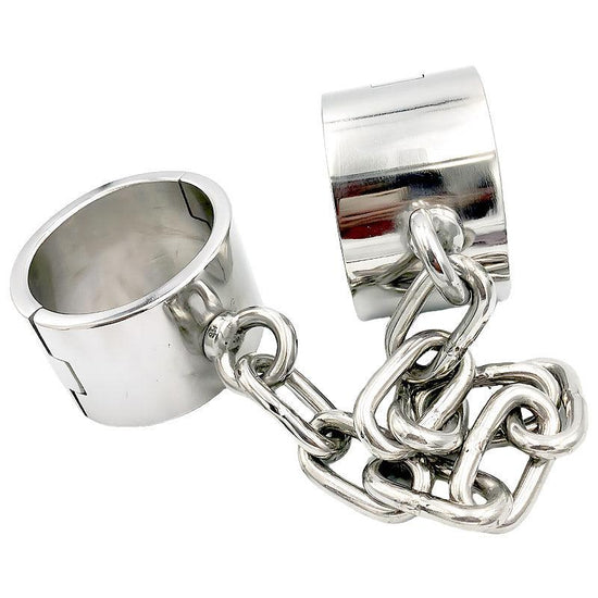 THORN GARDEN™ about 1.6kg height 6cm stainless steel ankle cuffs and free shipping