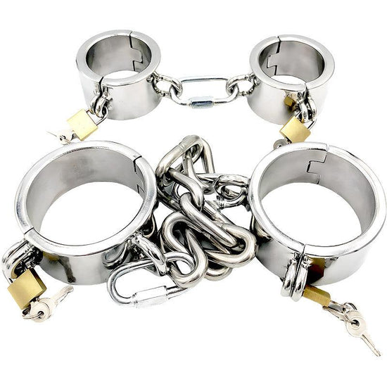 THORN GARDEN™ 6.17Ib 1.57in heigh Hand, foot and neck restraint set free shipping