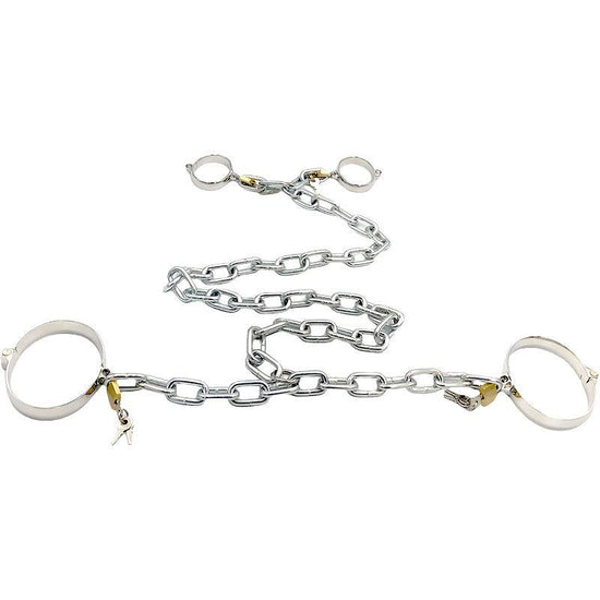 THORN GARDEN™ about 1500g 1.5cm heigh Alloy hand and foot cuffs set free shipping