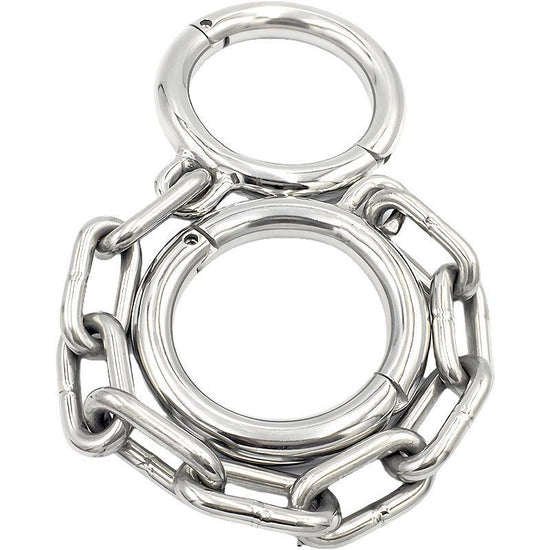 THORN GARDEN™ old style about 1.5kg thick 1.6cm Stainless steel ankle cuffs free shipping