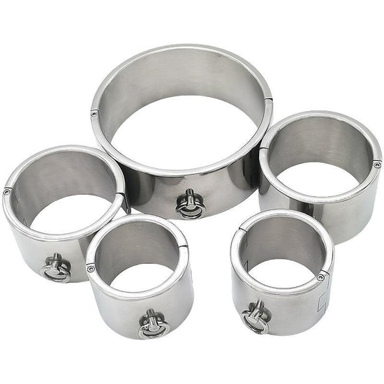 THORN GARDEN™ 4600g 60mm high bdsm Stainless Steel Shackles Restraint Set and free shipping