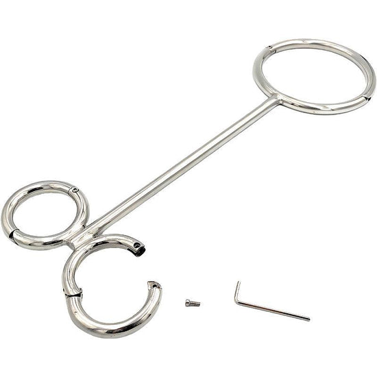 THORN GARDEN™ Metal bondage ring hand and neck restraint shackles free shipping