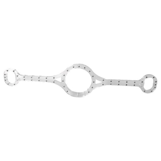 THORN GARDEN™ transparent straight bar wrist and neck cuffs free shipping