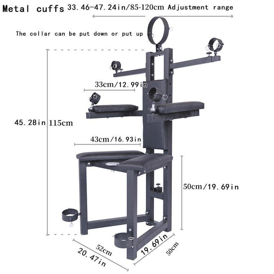 THORN GARDEN™ bdsm training chair and vibrator holder free shipping