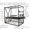 THORN GARDEN™ bdsm cage bed with sex machine - Free Shipping