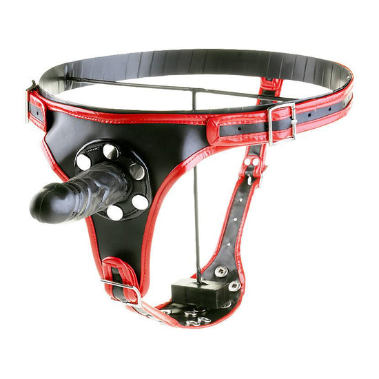 THORN GARDEN™ Removable dildo leather pants free shipping