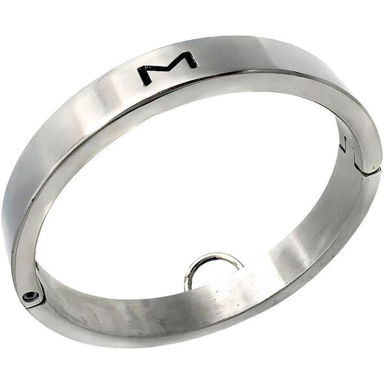 THORN GARDEN™ 0.8kg 2 cm high bdsm stainless steel collar with M letter free shipping