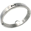 THORN GARDEN™ 0.8kg 2 cm high bdsm stainless steel collar with M letter free shipping