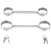THORN GARDEN™ 0.45kg 28.34cm long Stainless steel latch lock fixed handcuffs free shipping