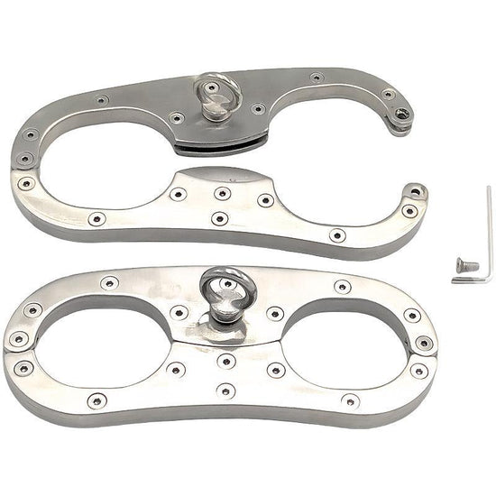 THORN GARDEN™ Stainless steel handcuffs with traction chain and free shipping