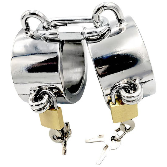 THORN GARDEN™ about 1kg 4cm heigh Stainless steel padlock handcuffs free shipping