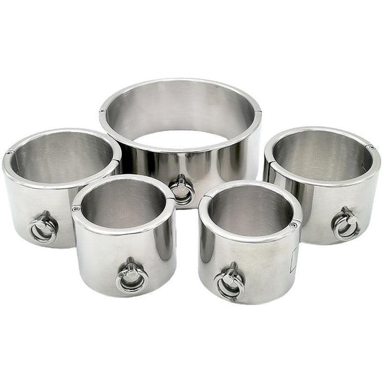 THORN GARDEN™ 4600g 60mm high bdsm Stainless Steel Shackles Restraint Set and free shipping