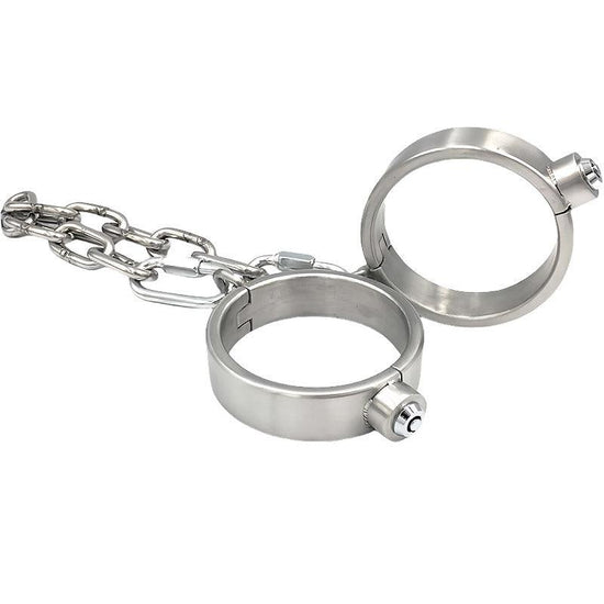 THORN GARDEN™ about 1kg height 2.5cm metal bondage ankle cuffs and free shipping