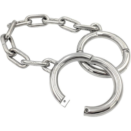 THORN GARDEN™ old style about 1.5kg thick 1.6cm Stainless steel ankle cuffs free shipping