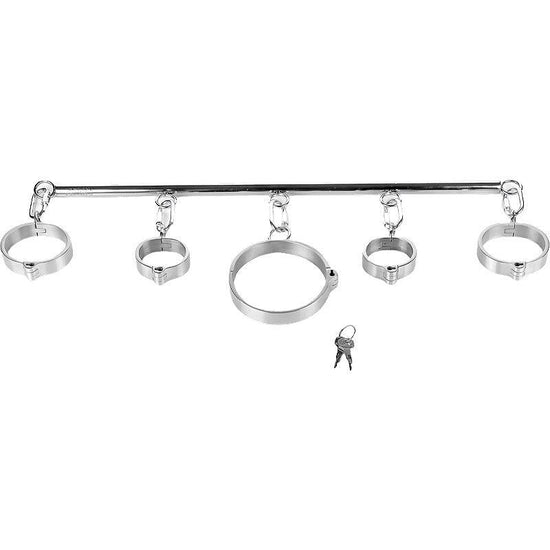 THORN GARDEN™ 1.65/1.75kg long 58cm Integrated metal bondage for hands, feet and neck
