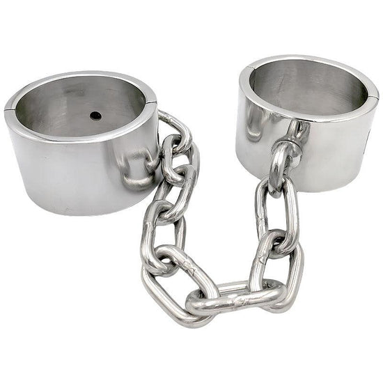 THORN GARDEN™ about 1.6kg height 6cm stainless steel ankle cuffs and free shipping