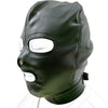 THORN GARDEN™ bondage Open Mouth and eye leather Hood free shipping