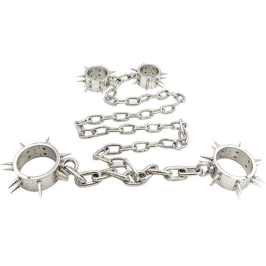 THORN GARDEN™ about 2500g 4cm heigh Hand and foot integrated thorny restraint shackles free shipping