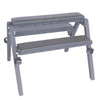 THORN GARDEN™ black horse bench - free shipping
