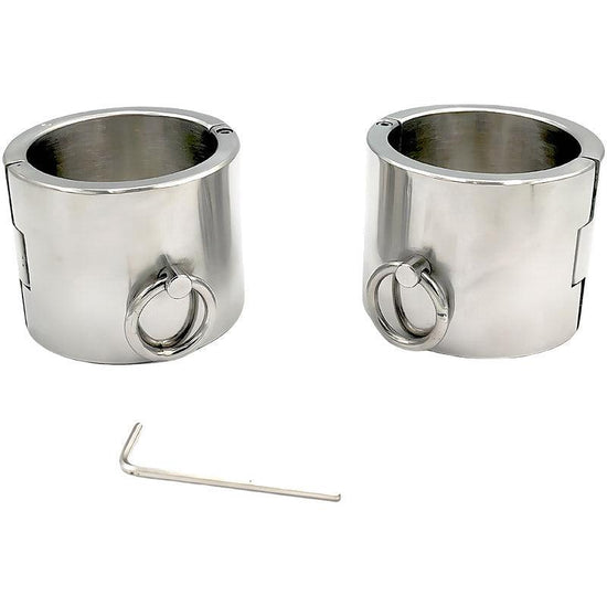 THORN GARDEN™ 1.5kg 6cm heigh Stainless steel screw lock handcuffs with free shipping