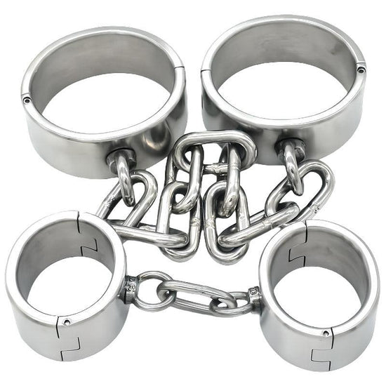 THORN GARDEN™ 800g height 4cm bdsm stainless steel handcuffs and free shipping