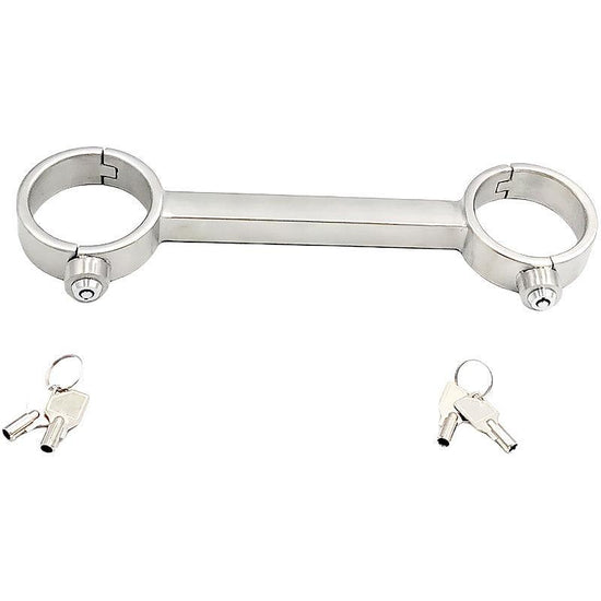 THORN GARDEN™ 1.32Ib 0.98in high Stainless Steel Press Lock Handcuffs free shipping