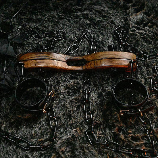 THORN GARDEN™ Cock and Ball Torture Solid Wood Scrotum Clamp Free Shipping