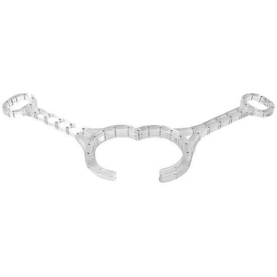 THORN GARDEN™ transparent straight bar wrist and neck cuffs free shipping