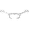 THORN GARDEN™ transparent straight bar wrist and neck cuffs free shipping