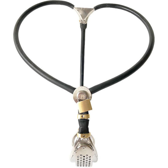 THORN GARDEN™ Female invisible chastity belt with vaginal plug butt plug free shipping