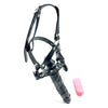 THORN GARDEN™ Double-ended vibrating silicone dildo mouth gag with free shipping
