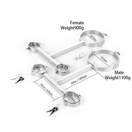 THORN GARDEN™ 0.9/1.1kg height 2.2cm Integrated hand and neck shackles free shipping