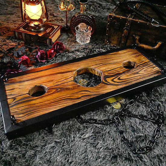 THORN GARDEN™ Heavy duty wooden bondage bdsm elm pillory and free shipping