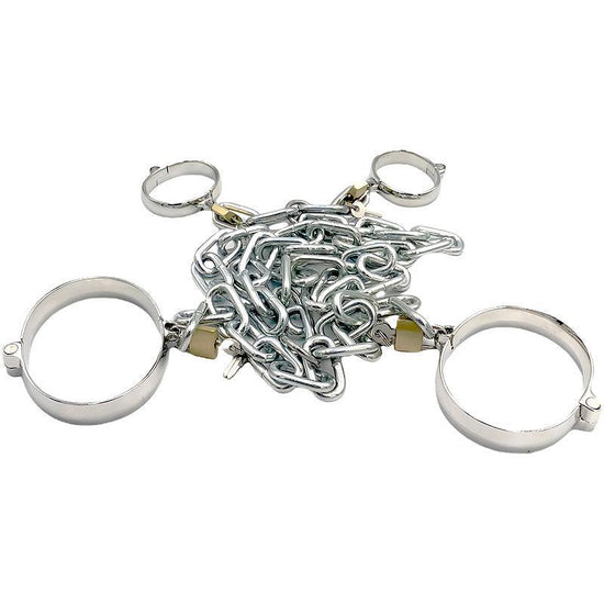 THORN GARDEN™ about 1500g 1.5cm heigh Alloy hand and foot cuffs set free shipping