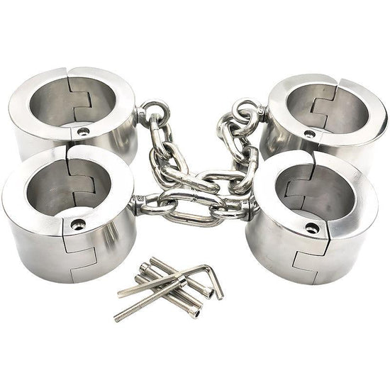 THORN GARDEN™ 4.5kg 6cm heigh heavy duty Screw lock handcuffs free shipping