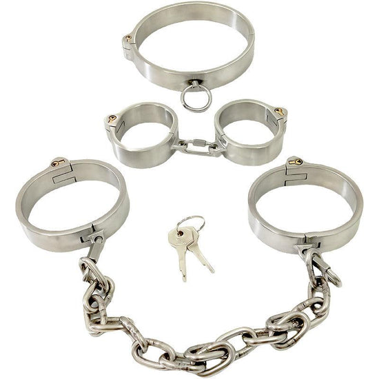 THORN GARDEN™ about 1650g 2.2cm heigh Hand, foot and neck restraint set free shipping