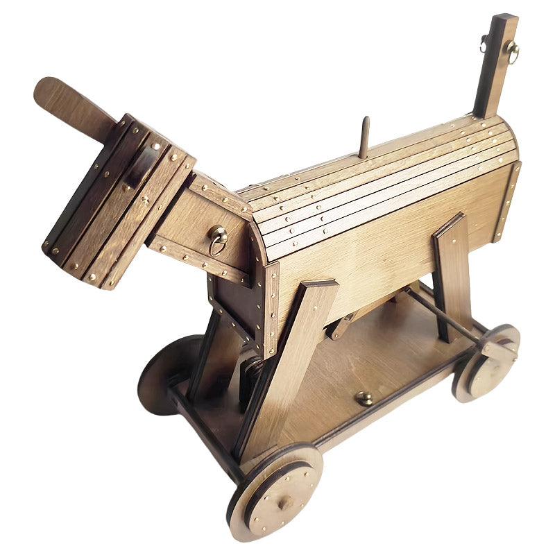 THORN GARDEN™ Custom style handmade solid wood wooden donkey