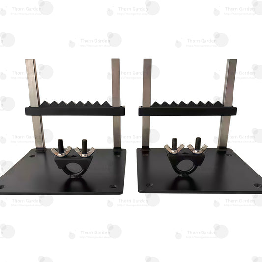 Standing Toe Restraint Footplates with Thumb Clamp