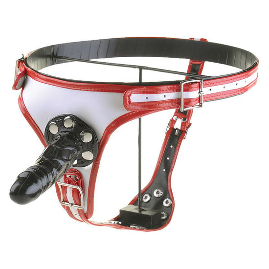 THORN GARDEN™ Removable dildo leather pants free shipping