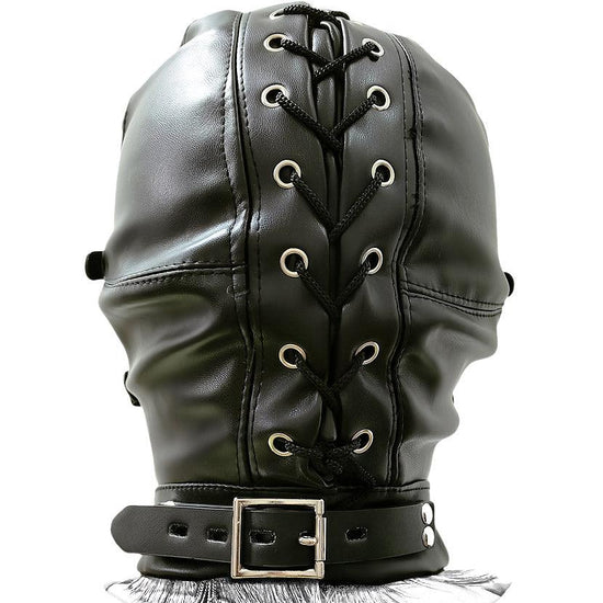 THORN GARDEN™ bondage Open Mouth leather Hood free shipping