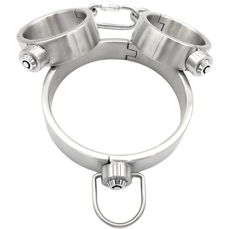 THORN GARDEN™ 2200g 2.5cm heigh Stainless Steel Hand, Foot and Neck Restraint Set