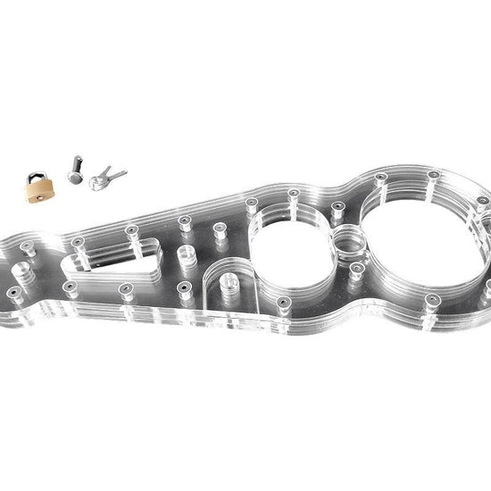 THORN GARDEN™ transparent straight bar wrists and ankles restraint free shipping