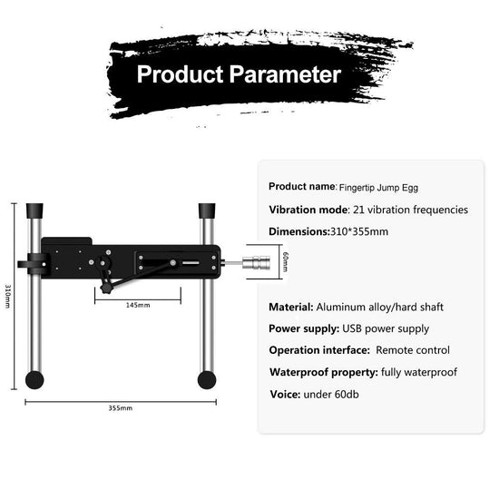 THORN GARDEN™ sex machine with 1 penis and free shipping