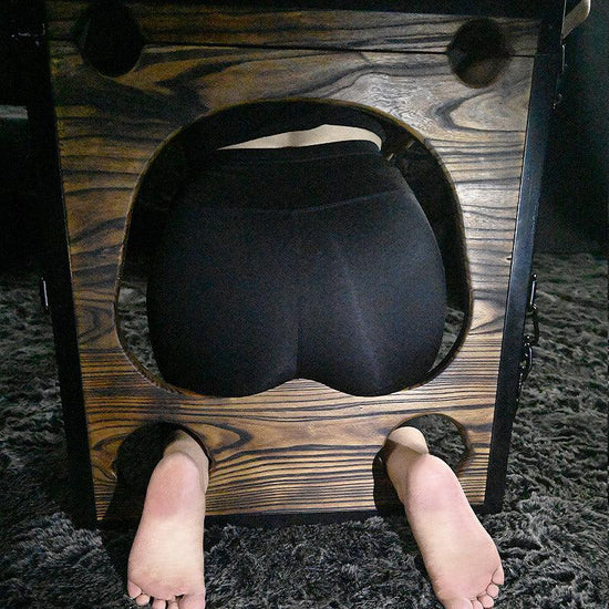 THORN GARDEN™ wooden bondage bdsm elm buttocks pillory and free shipping