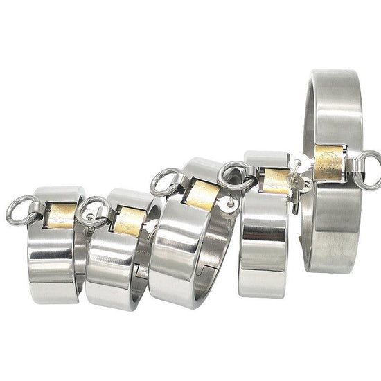 THORN GARDEN™ 2400g bdsm Stainless Steel Shackles Restraint Set and free shipping