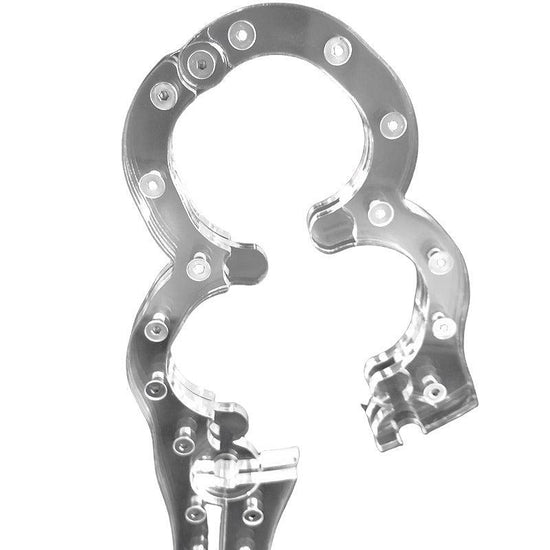 THORN GARDEN™ transparent wrist and neck restraint pillory free shipping