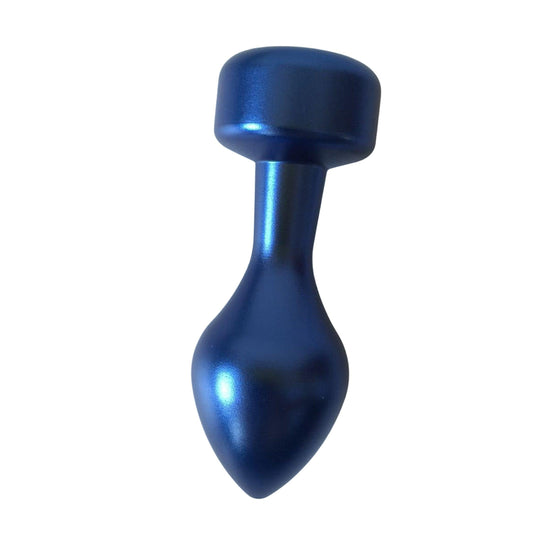 THORN GARDEN™ Colorful Stainless Steel Anal Plugs - 304 Non-Rust Material, 2.8cm Diameter, 8.1cm Insertable Length, Available in Red, Black, Blue Options