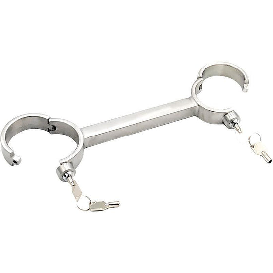 THORN GARDEN™ 1.32Ib 0.98in high Stainless Steel Press Lock Handcuffs free shipping
